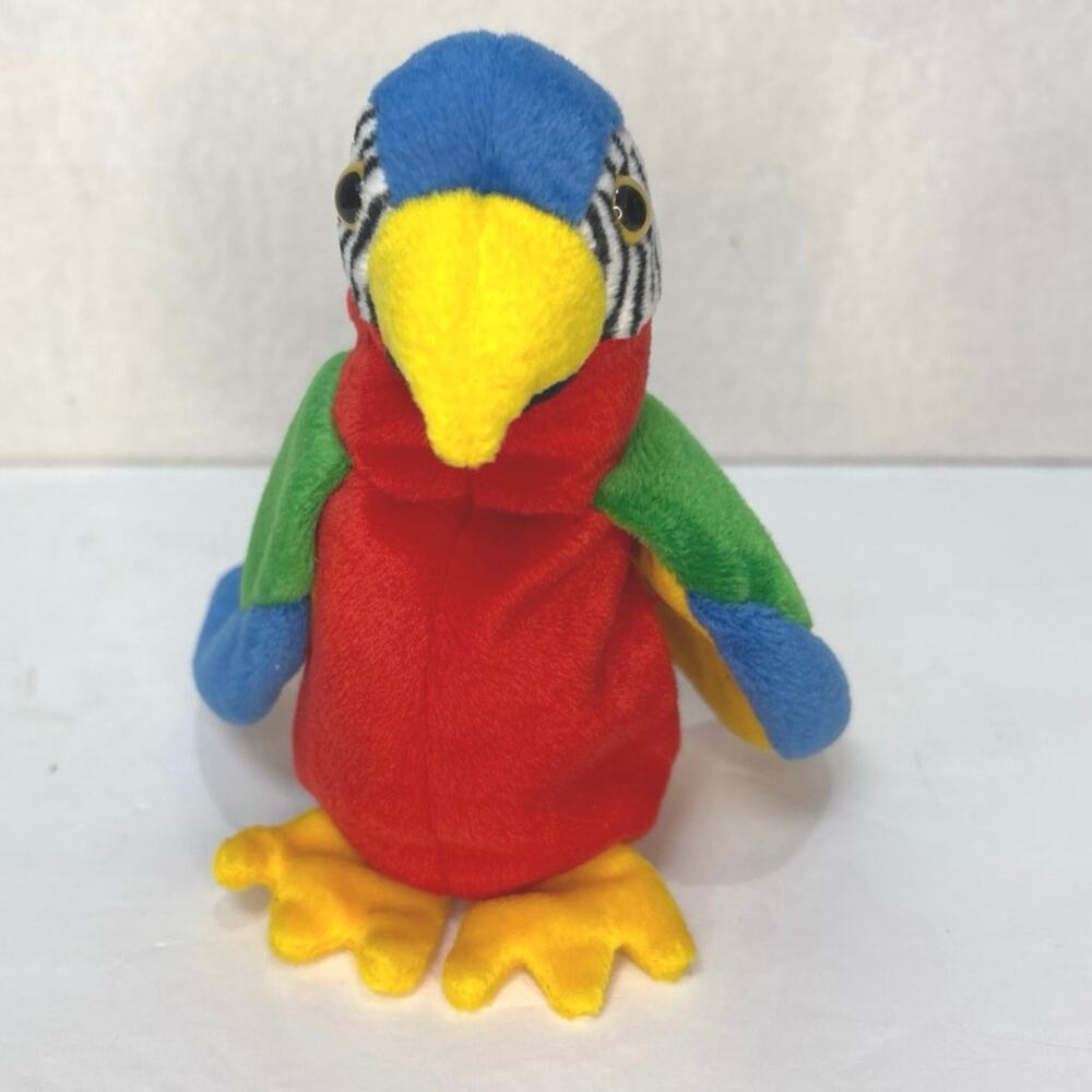 Ty 4197 Beanie Baby Jabber The Parrot Tropical Bird RARE ERRORS With Tag